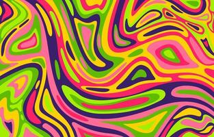 Abstract Psychedelic Wave Background vector