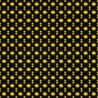 patrón de tela de formas geométricas unidas en un patrón floral en el suelo vector