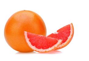 Grapefruit isolated on white background photo