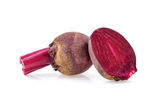 beetroot isolated on white background photo