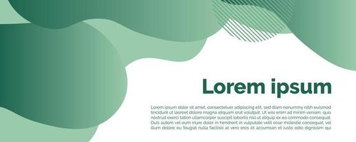 dynamic and professional abstract liquid banner for landing page web or print element vector