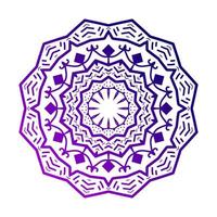 arte mandala aislado. elemento de diseño de vector redondo decorativo étnico