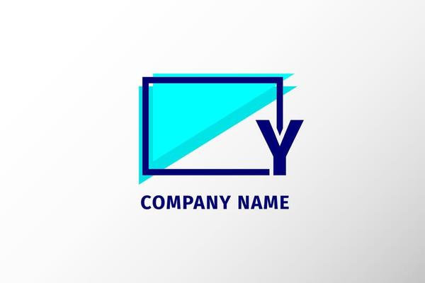 screen frame letter Y. modern and stand out professional corporate logo