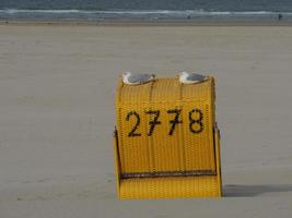 the beach of german island Juist photo