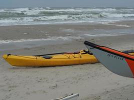 the beach of Juist in germany photo