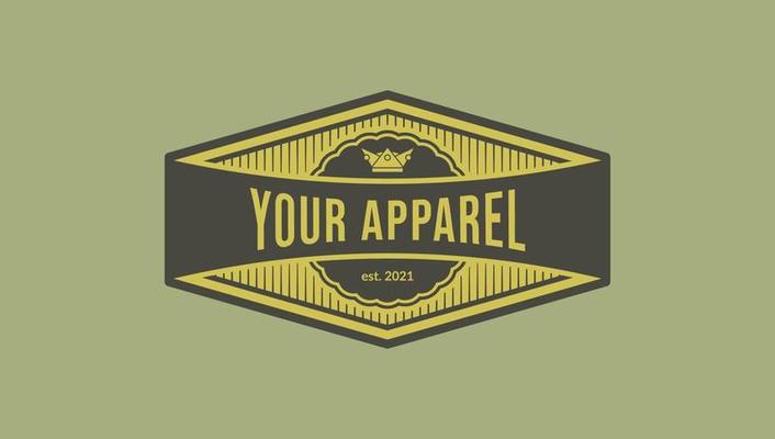 vintage emblem logo, hang tag, sticker for your apparel and creative merchandise
