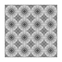 Seamless pattern floral ornament, vector