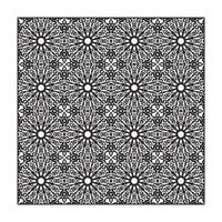 Mandala seamless pattern floral ornament vector