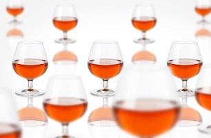 Glasses of cognac photo