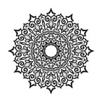 Hand drawn mandala. decoration in ethnic oriental  doodle ornament. vector