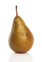 Fresh pear on white background photo