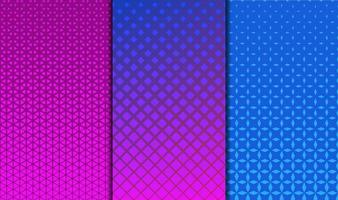 Geometric patterns backgrounds vector