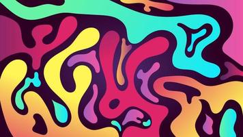 Abstract colorful fluid background Vector