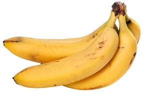 plátanos naturales con manchas y arañazos foto