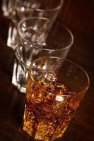 Glasses with whiskey photo