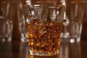 Glasses with whiskey photo