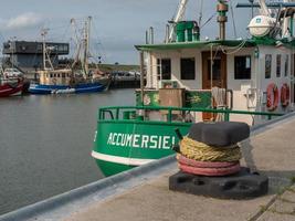 Dornumersiel at the german north sea coast photo