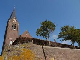 Maastricht and Kessel at the river Maas photo