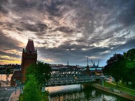 Luebeck city at the baltic sea photo