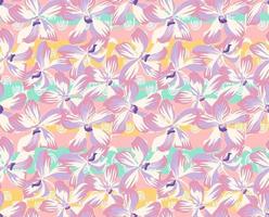 patrón floral de verano, perfecto para telas y decoración vector