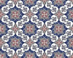 Bandana pattern with paisley and geometric elements. handkerchief square design, perfect for fabric, decoration or paper vector