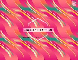 geometric gradient abstract background. sinuous organic gradients pattern vector