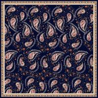 Bandana pattern with paisley elements. handkerchief square design, perfect for fabric, decoration or paper