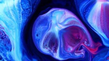 Abstract Colorful Liquid Paint Background Textured video
