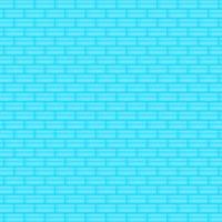 Abstract background blue brick wall building wallpaper pattern seamless vector illustration