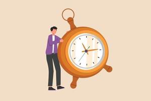Stopwatch icon. Time-keeping , measurement of time, time management and deadline concept..  Colored flat graphic vector illustration isolated.