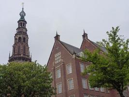 Leiden city in the netherlands photo