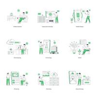 Premium pack of Smart Devices Flat Illustrations vector
