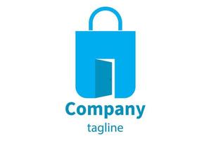 Shopping Bag Logo Icon vector