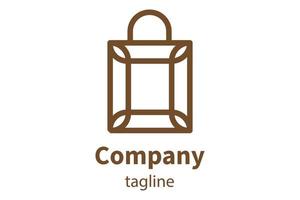 Shopping Bag Logo Icon vector