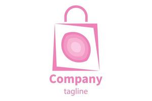 Shopping Bag Logo Icon vector