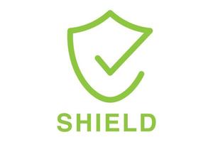 Shield Logo Icon Design vector