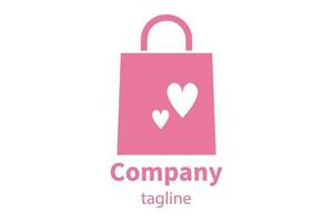 Shopping Bag Logo Icon vector