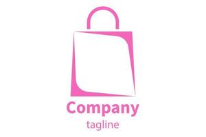 Shopping Bag Logo Icon vector