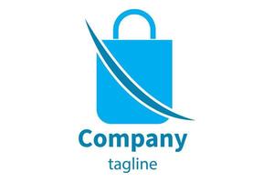 Shopping Bag Logo Icon vector