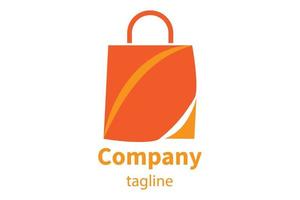 Shopping Bag Logo Icon vector