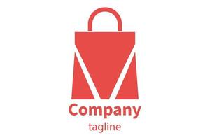 Shopping Bag Logo Icon vector