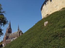 Maastricht and Kessel at the river Maas photo