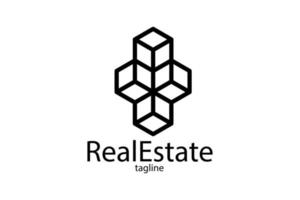 Real Estate Logo Icon Design vector