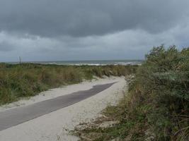 summer tiem at the beach of Juist photo