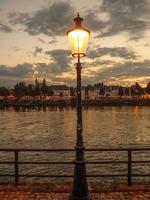 The city of Maastricht at the river Maas photo