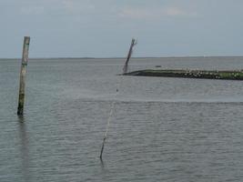 Dornumersiel at the german north sea coast photo