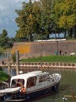 Zutphen at the river Ijssel in the netherlands photo