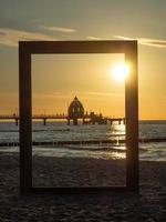 zingst en el mar báltico en alemania foto