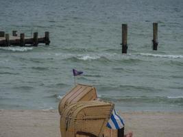 Travemuende beach in germany photo