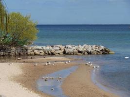 the baltic sea near gdansk in poland photo